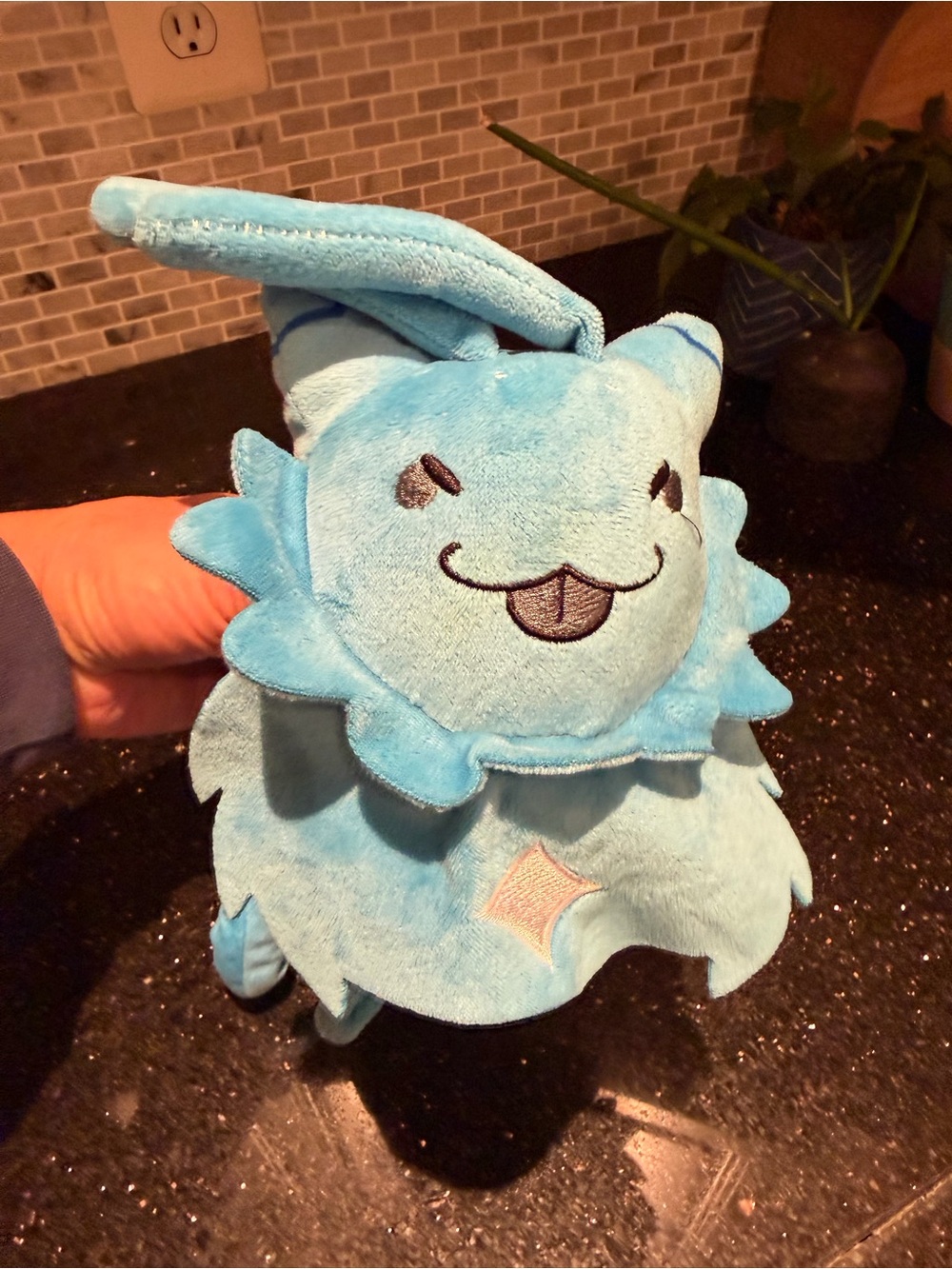 Regretevator Plush Doll Figure Blue Gnarpy Cat